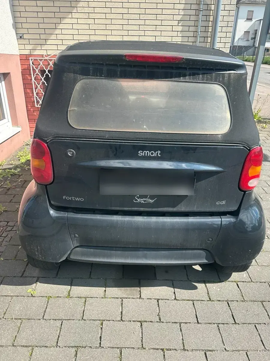 Usata Smart ForTwo Cabrio 41 CV (30 kW) 2004 Nero Cabrio