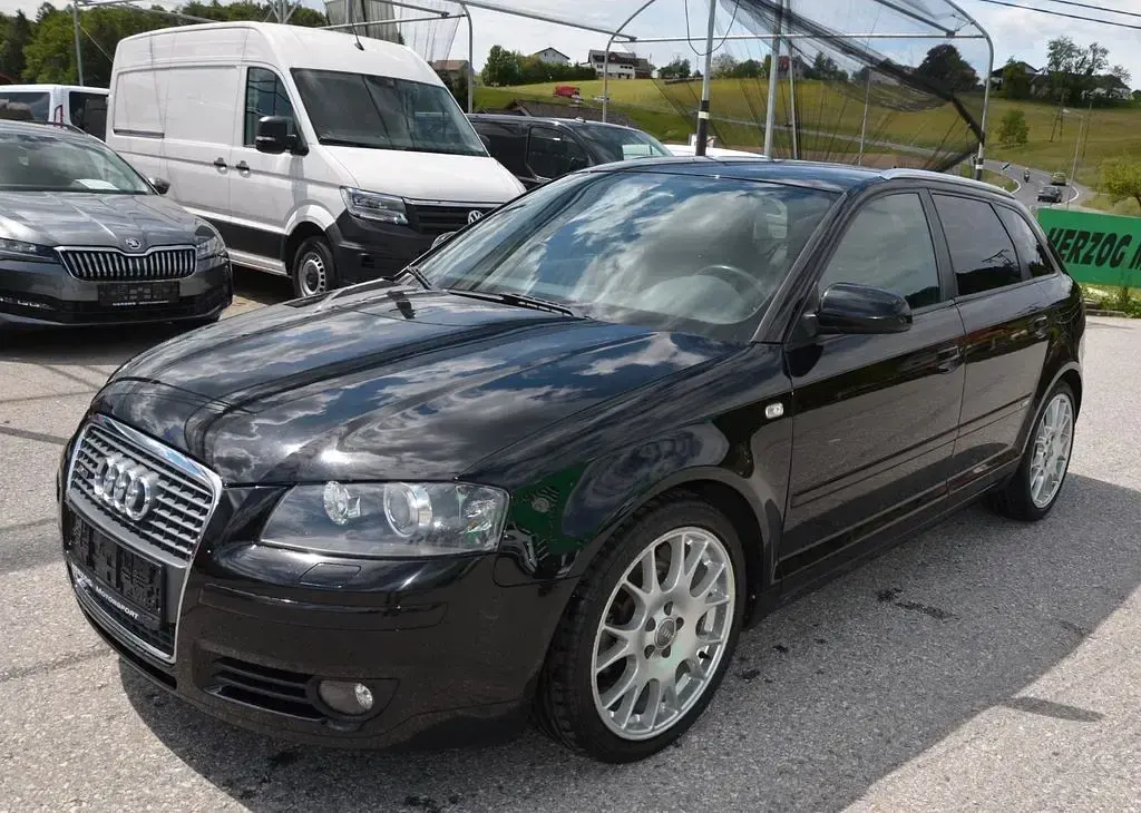 Gebraucht Audi A3 S-Line 140 PS (102 kW) 2007 Schwarz Kleinwagen