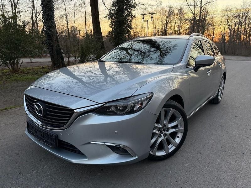 Silber Gebraucht 2017 Mazda 6 Sports-Line Kombi | 15.290 € (Fairer Preis) - Bild 1/4
