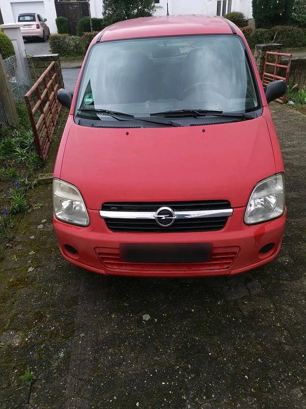 Gebraucht Opel Agila 58 PS (42 kW) 2004 Rot Van / Kleinbus