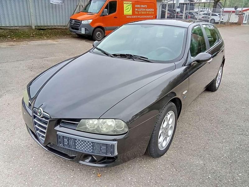 Schwarz Gebraucht 2004 Alfa Romeo 156 Distinctive Kombi | 2.900 € - Bild 1/4