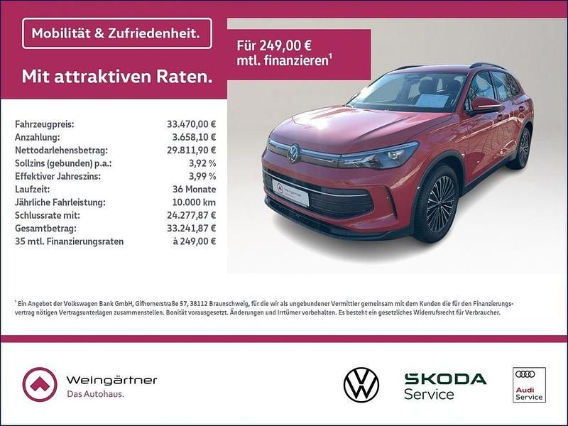 Gebraucht VW Tiguan Life 150 PS (110 kW) 2024 Rot SUV