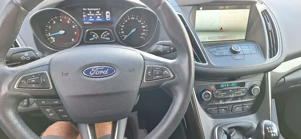 Gebraucht Ford C-MAX Titanium 125 PS (91 kW) 2017 Grau Van / Kleinbus