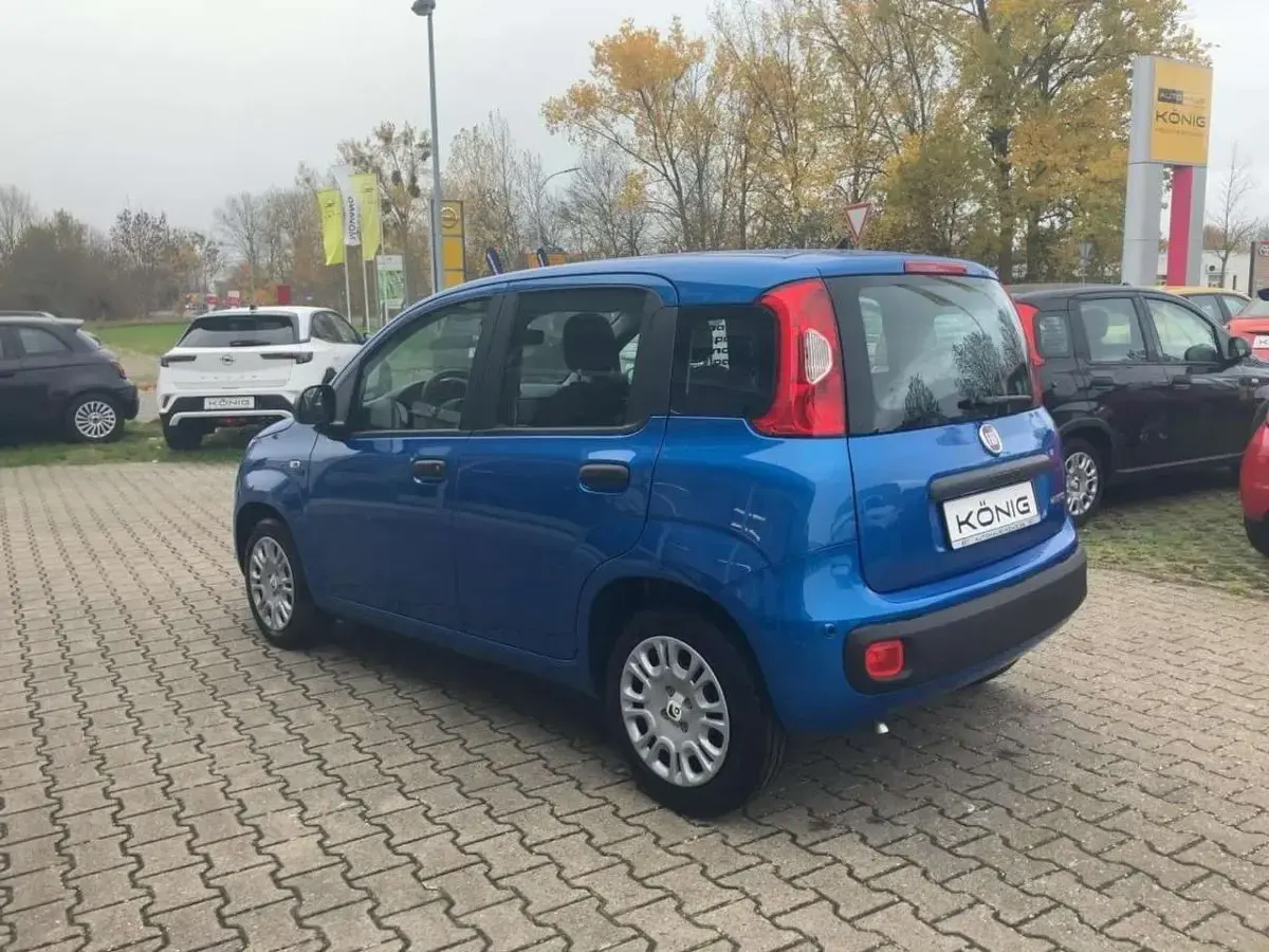 Neu Fiat Panda 69 PS (50 kW) 2025 Italia blau dach schwarz (blau Kleinwagen