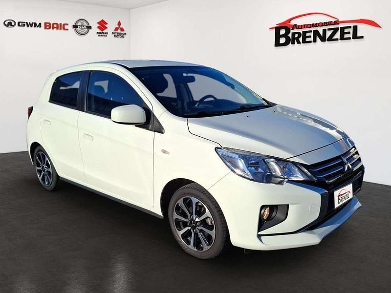 Islandweiß w19 Gebraucht 2022 Mitsubishi Space Star Spirit+ Kleinwagen | 10.190 € (Fairer Preis) - Bild 1/4