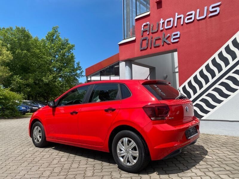 Usata VW Polo Trendline 80 CV (58 kW) 2019 Rosso Utilitaria