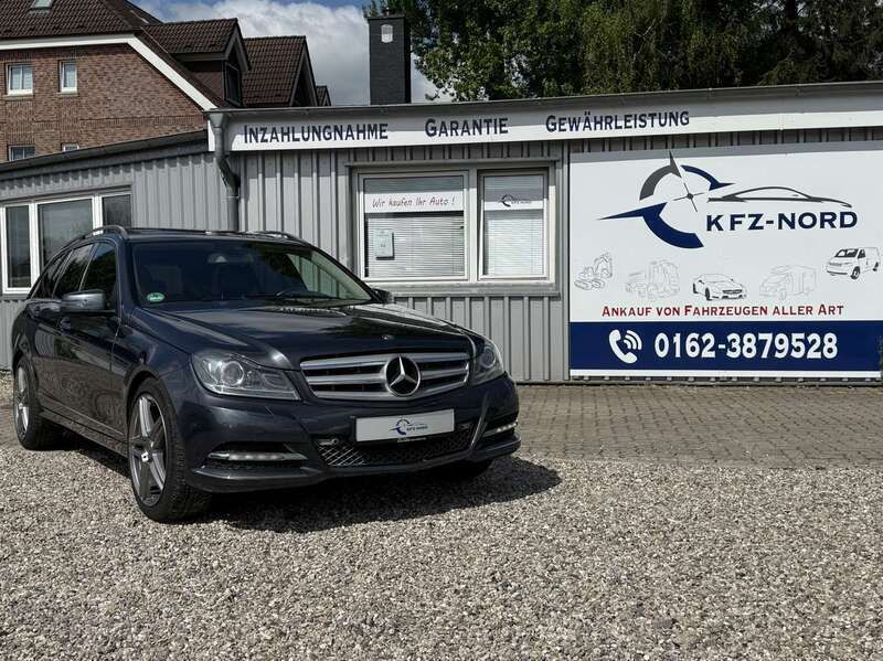 Tenoritgrau Gebraucht 2013 Mercedes C250 Kombi | 14.990 € (Fairer Preis) - Bild 1/4