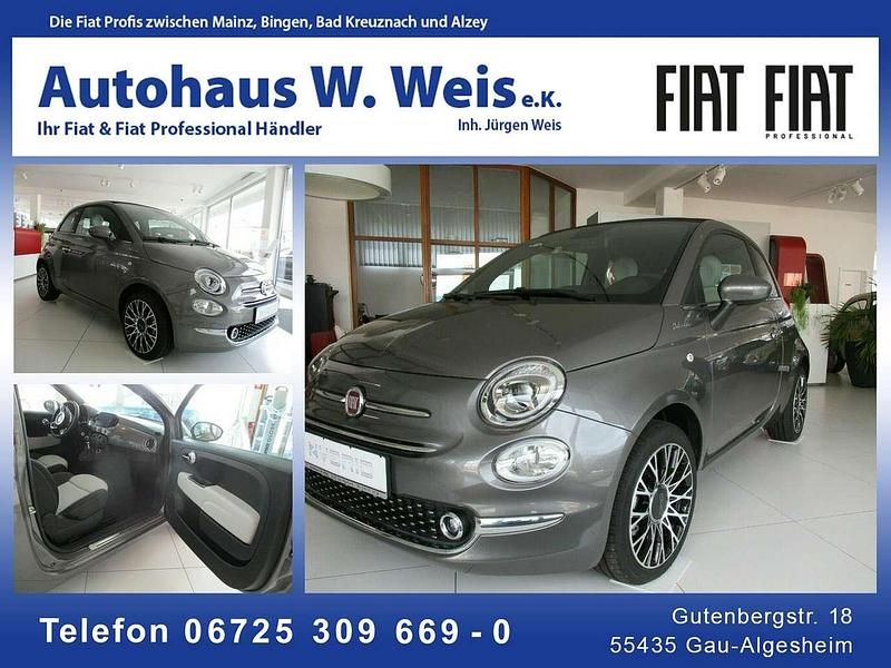 Grau Gebraucht 2023 Fiat 500C Dolcevita Cabrio | 20.000 € (Teuer) - Bild 1/4