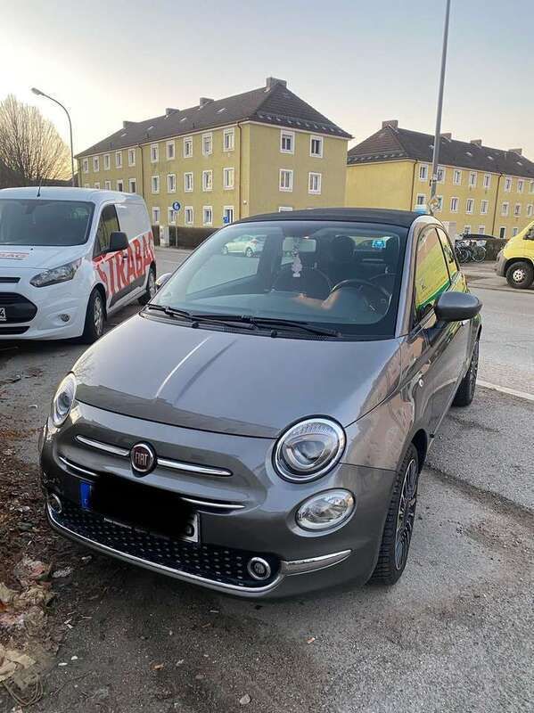 Grau Gebraucht 2016 Fiat 500C Lounge Cabrio | 9.000 € (Fairer Preis) - Bild 1/4