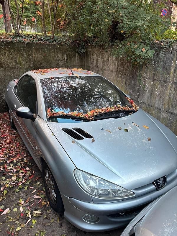 Silber Gebraucht 2004 Peugeot 206 CC Cabrio | 350 € (Superpreis) - Bild 1/3