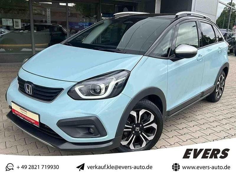 Surf blue / schwarz Gebraucht 2020 Honda Jazz Hybrid Kleinwagen | 16.950 € (Fairer Preis) - Bild 1/4