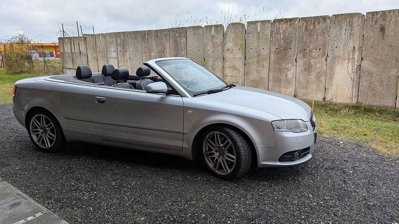 Silber Gebraucht 2009 Audi A4 Cabriolet S-Line Cabrio | 5.999 € (Fairer Preis) - Bild 1/4