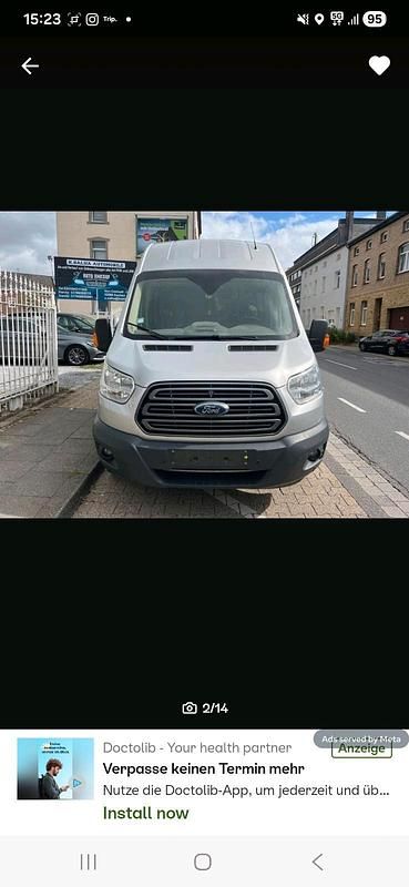 Gebraucht Ford Transit 170 PS (125 kW) 2019 Silber Van / Kleinbus