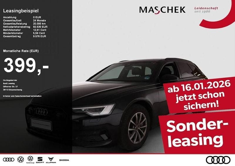 Mythosschwarz metallic Gebraucht 2025 Audi A6 Ambiente Kombi | 49.840 € (Superpreis) - Bild 1/4