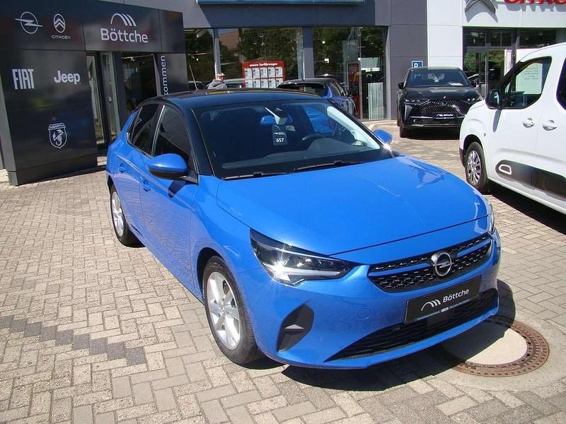 Używany Opel Corsa Elegance 101 KM (74 kW) 2021 Niebieski Sedan/Limuzyna