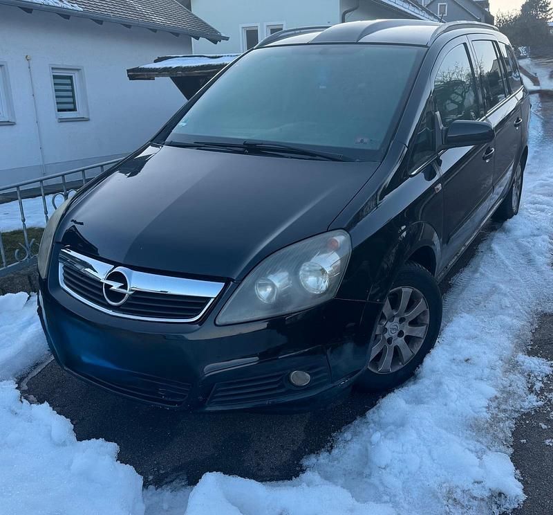 Schwarz Gebraucht 2006 Opel Zafira Van / Kleinbus | 1.500 € (Superpreis) - Bild 1/4