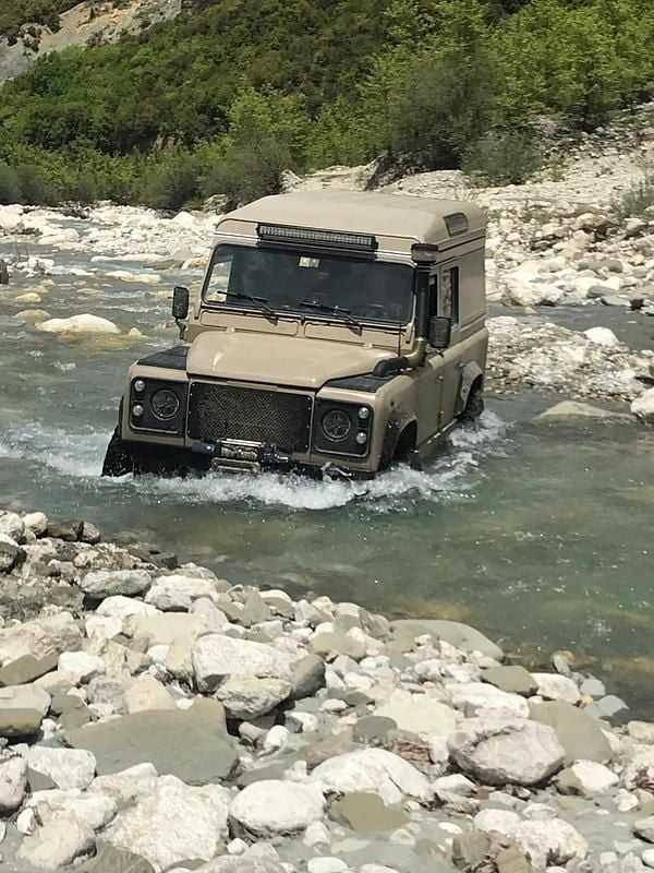 Gebraucht Land Rover Defender 122 PS (89 kW) 2004 Beige Kombi