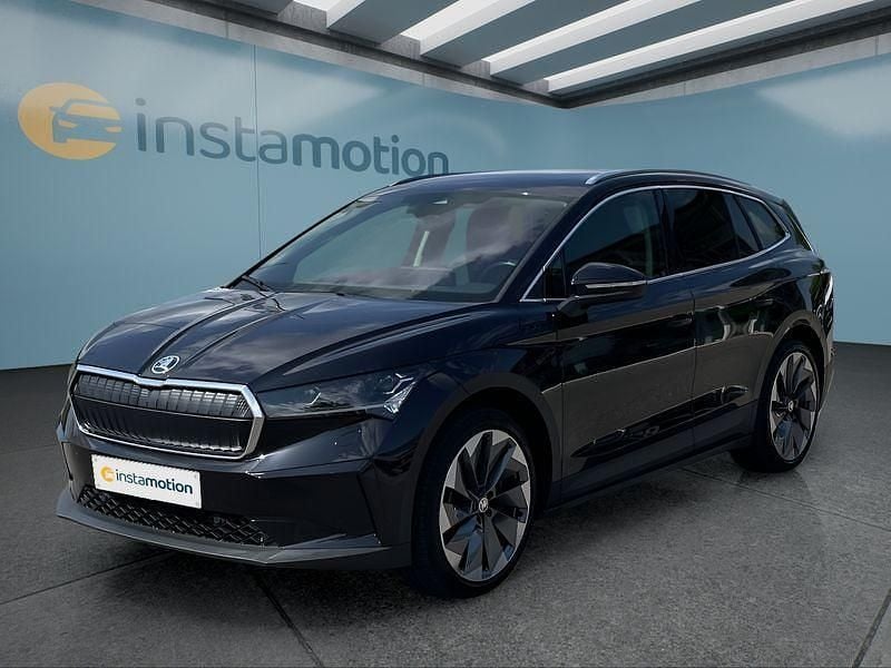 Schwarz Gebraucht 2021 Skoda Enyaq iV SUV | 32.749 € (Fairer Preis) - Bild 1/4