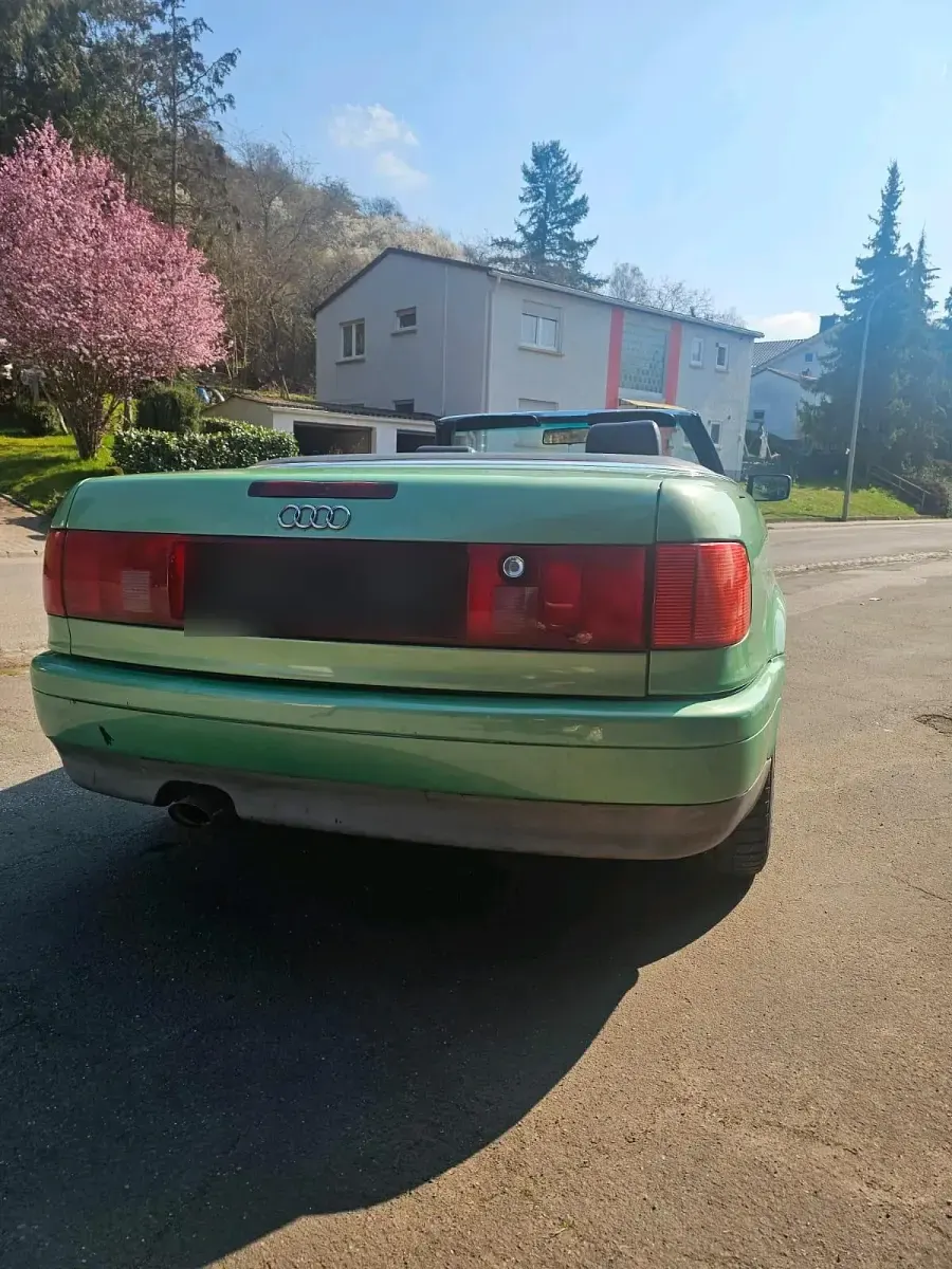Käytetty Audi 80 116 HP (85 kW) 1997 Vihreä Avoauto