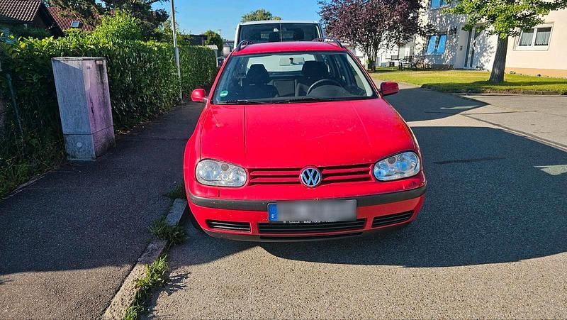 Rot Gebraucht 2000 VW Golf IV Kombi | 500 € (Superpreis) - Bild 1/4