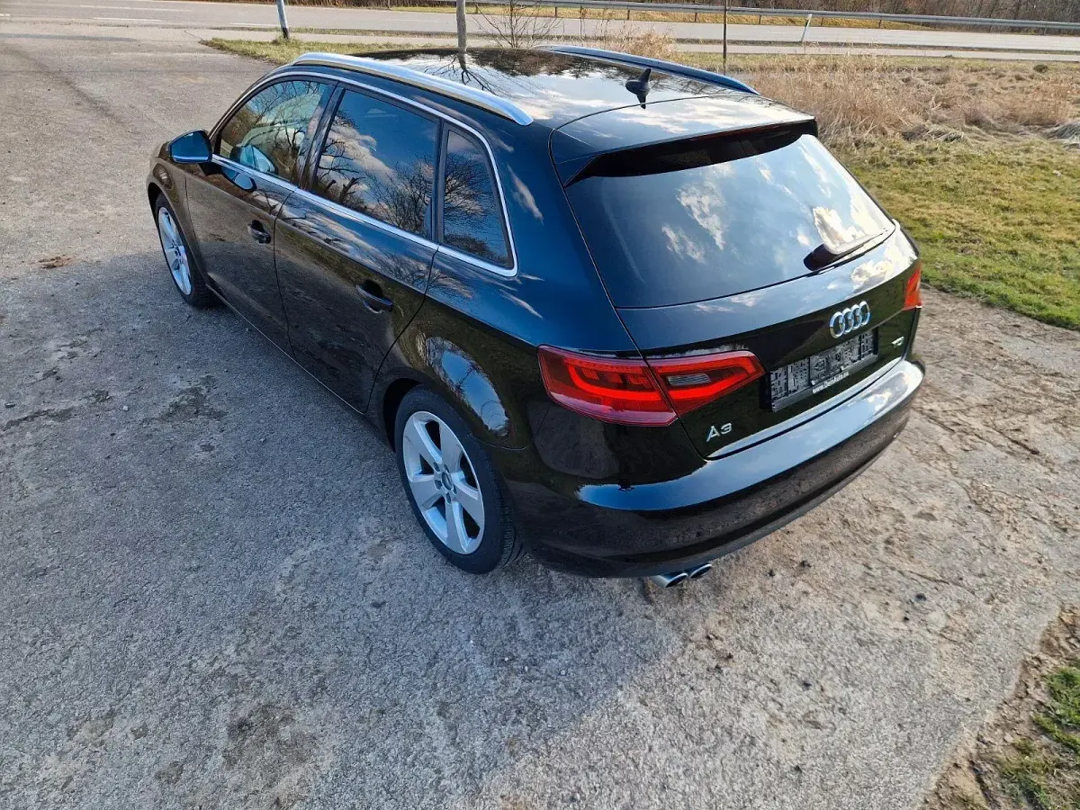 Używany Audi A3 Ambition 150 KM (110 kW) 2015 Czarny Sedan/Limuzyna
