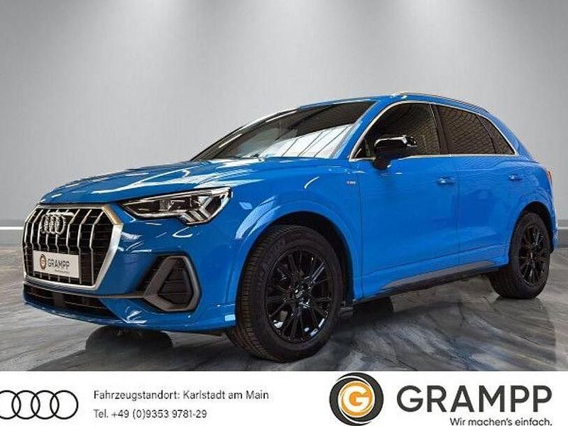 Blau Gebraucht 2019 Audi Q3 S-Line SUV | 23.690 € (Superpreis) - Bild 1/4