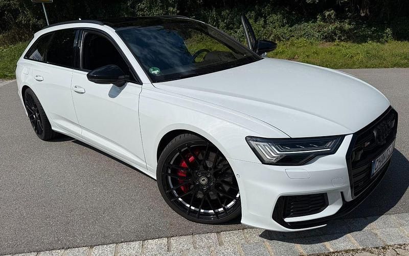 Weiß Gebraucht 2020 Audi S6 Sport Kombi | 53.400 € (Teuer) - Bild 1/4