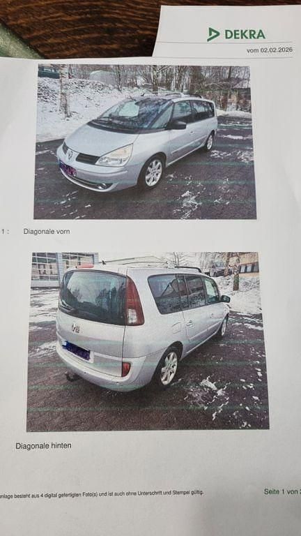 Gebraucht Renault Grand Espace Dynamique 150 PS (110 kW) 2010 Grau Van / Kleinbus