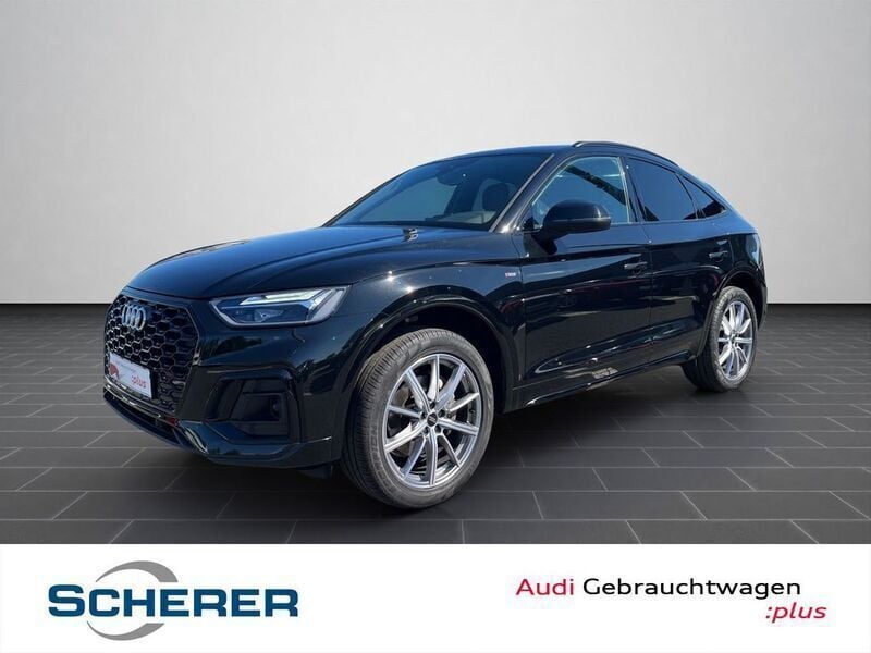 Mythosschwarz metallic Gebraucht 2023 Audi Q5 Sportback Sport SUV | 39.900 € (Guter Preis) - Bild 1/4