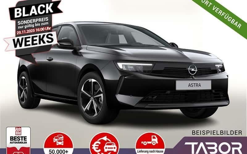 Schwarz Neu 2025 Opel Astra Elegance Limousine | 22.188 € (Superpreis) - Bild 1/4