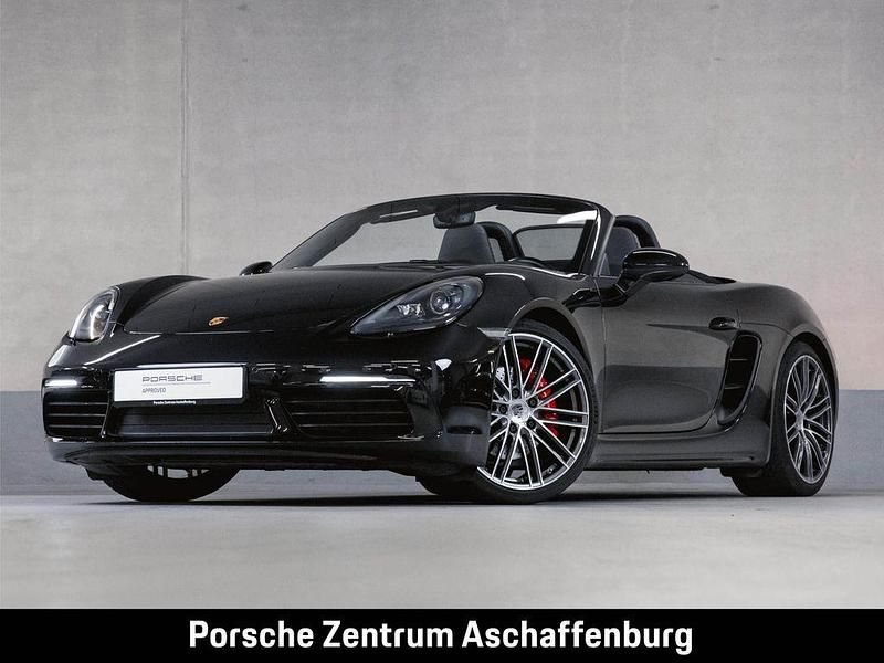 Tiefschwarzmetallic Gebraucht 2022 Porsche 718 Boxster S Cabrio | 77.960 € (Etwas zu teuer) - Bild 1/4