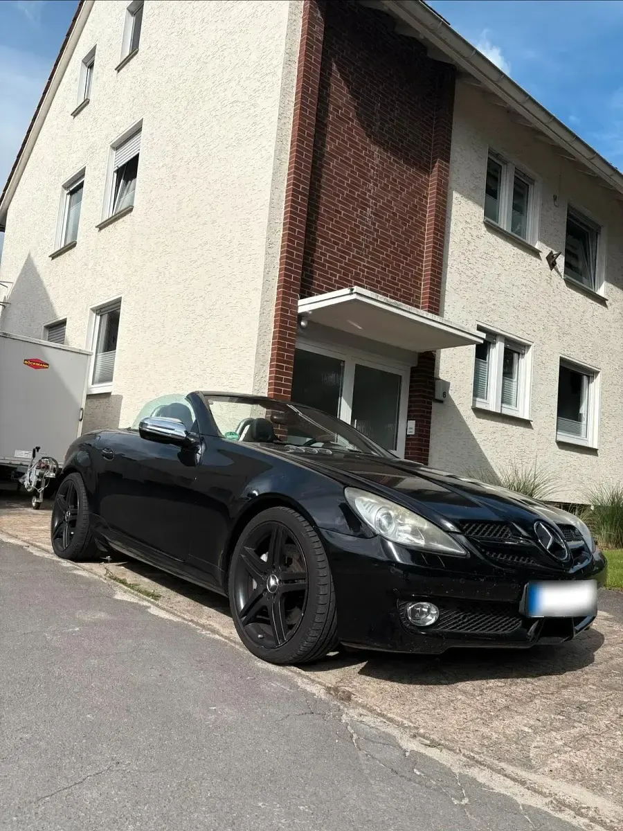 Gebraucht Mercedes SLK200 Sport 184 PS (135 kW) 2010 Schwarz Cabrio