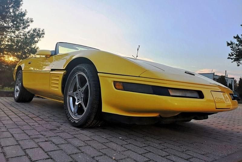 Gelb Gebraucht 1991 Corvette C4 Cabrio | 9.000 € - Bild 1/4