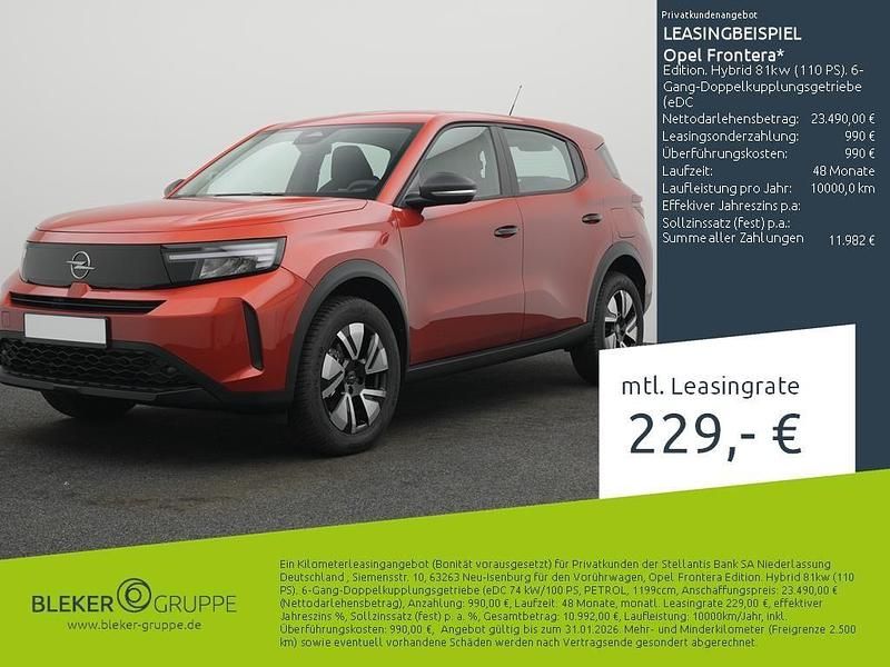 Gebraucht Opel Frontera Edition 101 PS (74 kW) 2025 Kanyon orange (metal SUV