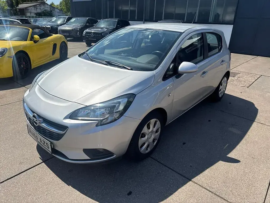 Gebraucht Opel Corsa 90 PS (66 kW) 2015 Silber Kleinwagen
