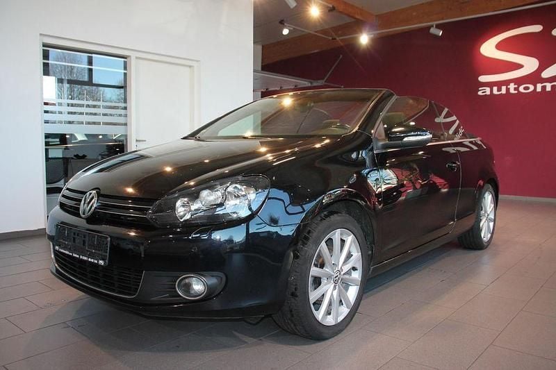 Gebraucht VW Golf Cabriolet LOUNGE 125 PS (91 kW) 2015 Schwarz Cabrio