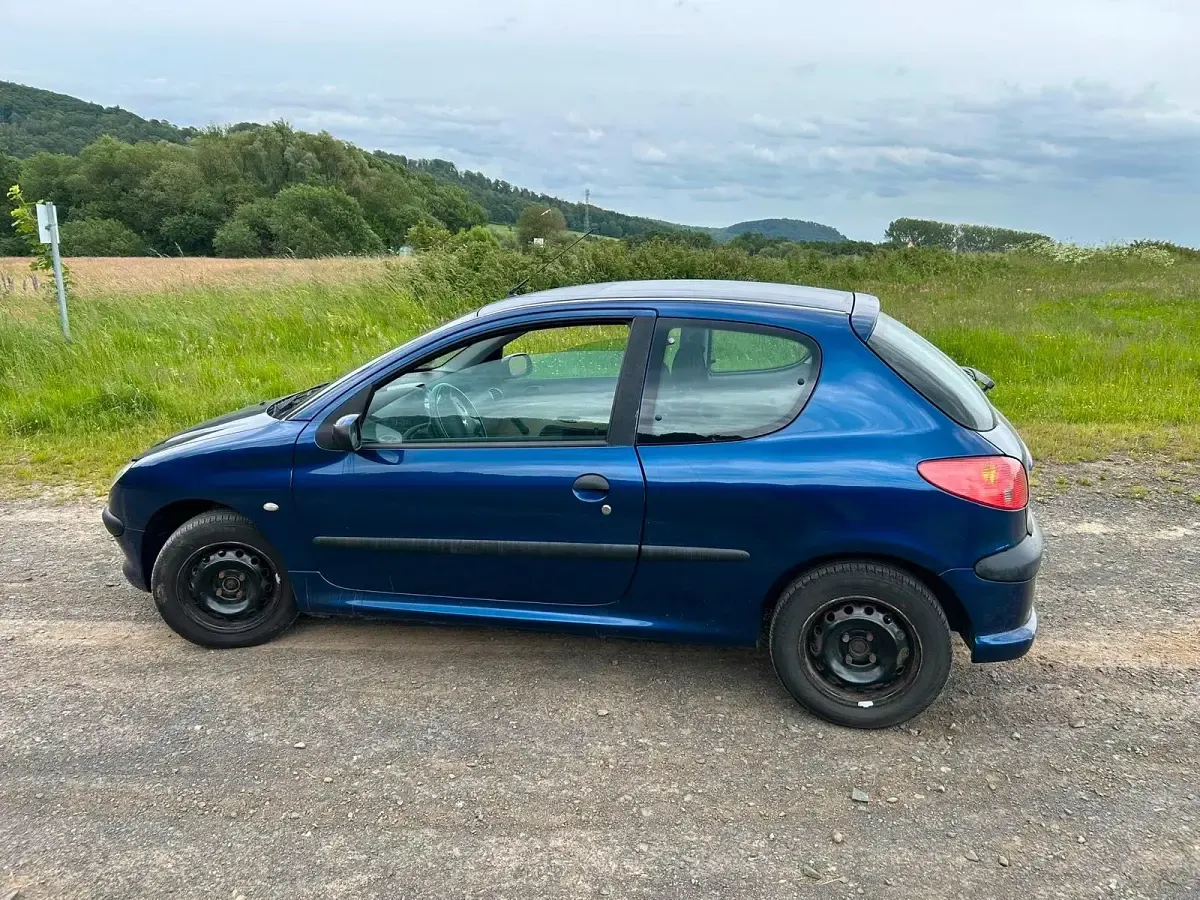 Gebraucht Peugeot 206 60 PS (44 kW) 2005 Blau Kleinwagen