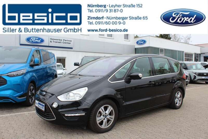 Schwarz Gebraucht 2014 Ford S-MAX Titanium Van / Kleinbus | 11.370 € (Fairer Preis) - Bild 1/4