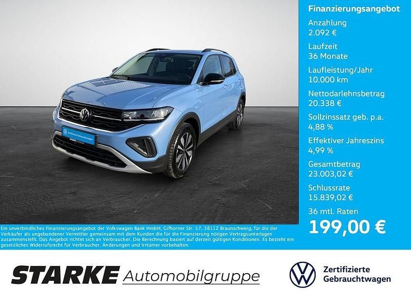 Grün Gebraucht 2025 VW T-Cross Goal SUV | 22.430 € (Guter Preis) - Bild 1/4