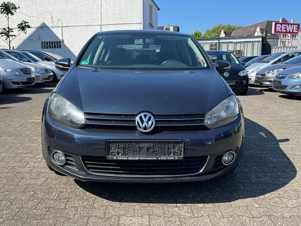 Second-hand VW Golf VI Highline 122 CP (89 kW) 2010 Albastru Hatchback