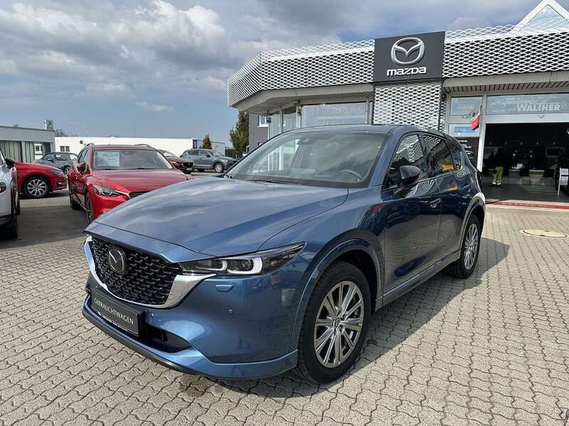 Eternal blue Gebraucht 2024 Mazda CX-5 Takumi-Line SUV | 39.970 € (Fairer Preis) - Bild 1/4