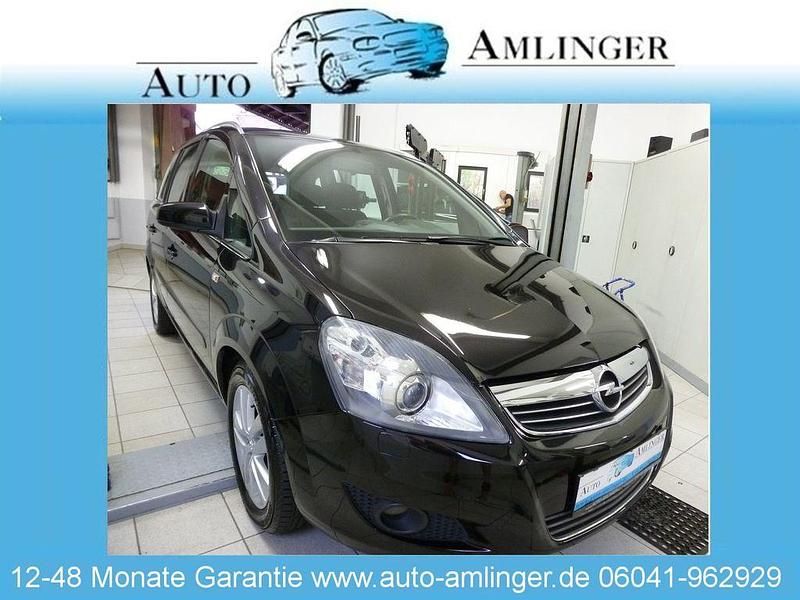 Saphirschwarz mi2 Gebraucht 2007 Opel Zafira Sport Van / Kleinbus | 5.950 € - Bild 1/4