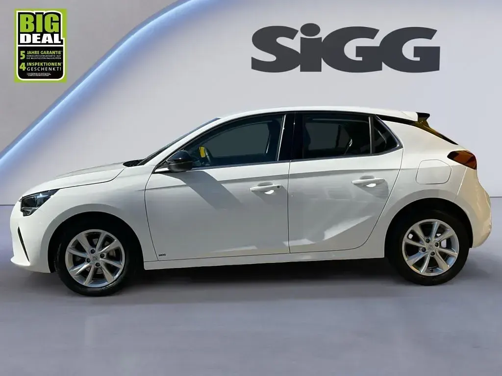 Gebraucht Opel Corsa Elegance 101 PS (74 kW) 2023 Jade weiss/arktis weiss Kleinwagen