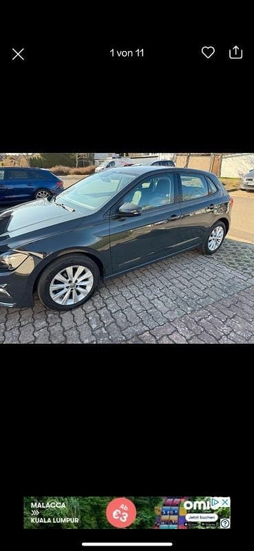 Grau Gebraucht 2018 VW Polo Highline Kleinwagen | 11.300 € (Guter Preis) - Bild 1/4