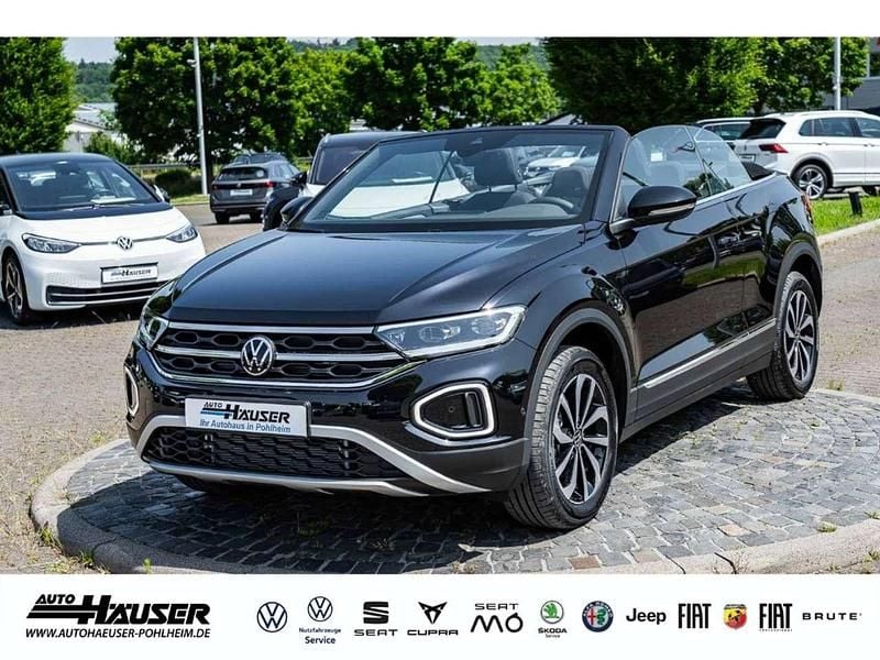 Schwarz Gebraucht 2025 VW T-Roc Cabriolet Style Cabrio | 36.895 € (Fairer Preis) - Bild 1/4