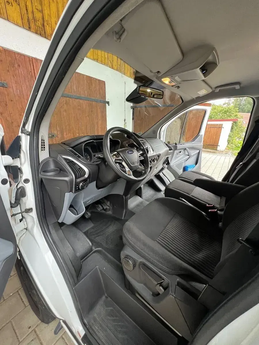 Gebraucht Ford Transit Custom 125 PS (91 kW) 2015 Weiß Van / Kleinbus