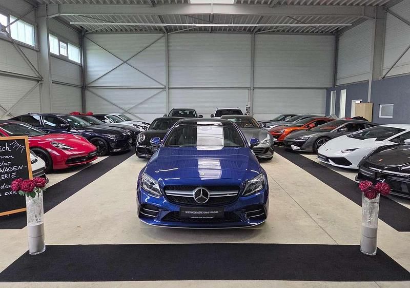 Brilliantblau metallic Gebraucht 2021 Mercedes C43 AMG AMG Coupé | 57.489 € (Teuer) - Bild 1/3