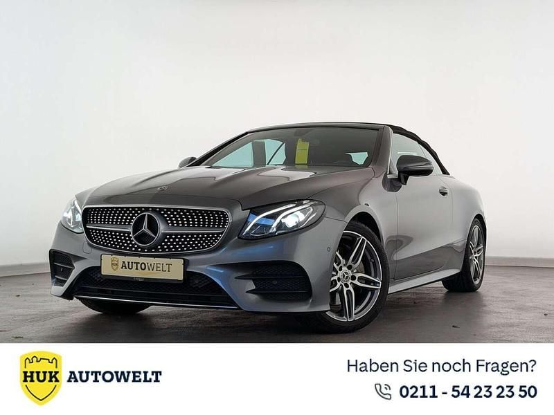 Grau Gebraucht 2018 Mercedes E200 AMG line Cabrio | 31.360 € (Fairer Preis) - Bild 1/3