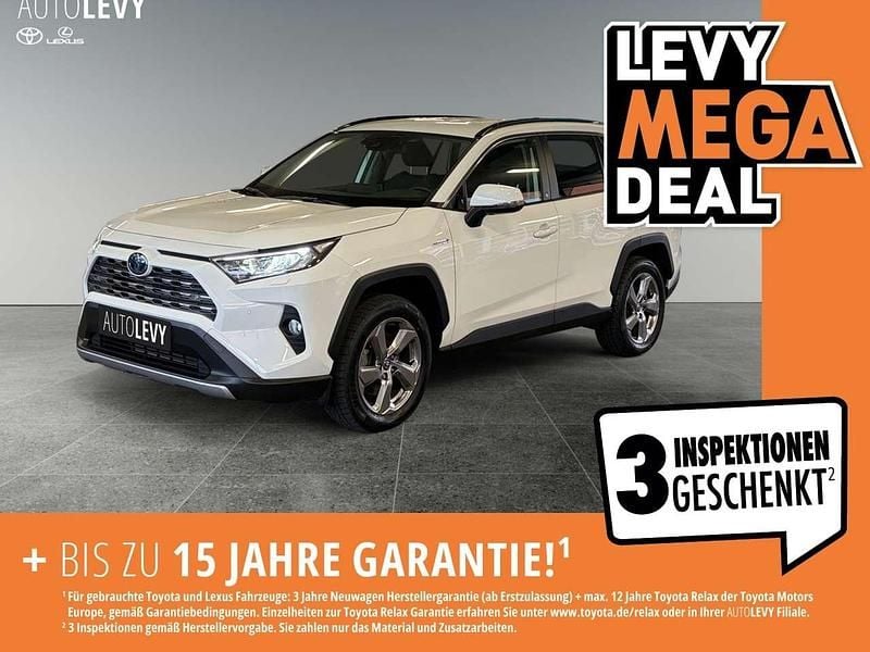 Schneeweiß Gebraucht 2021 Toyota RAV4 Hybrid Plus SUV | 28.890 € (Superpreis) - Bild 1/3