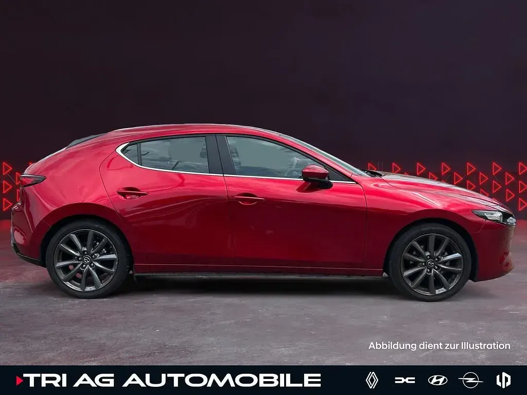 Gebraucht Mazda 3 Selection 122 PS (89 kW) 2023 Soul red crystal m (metallic) Limousine